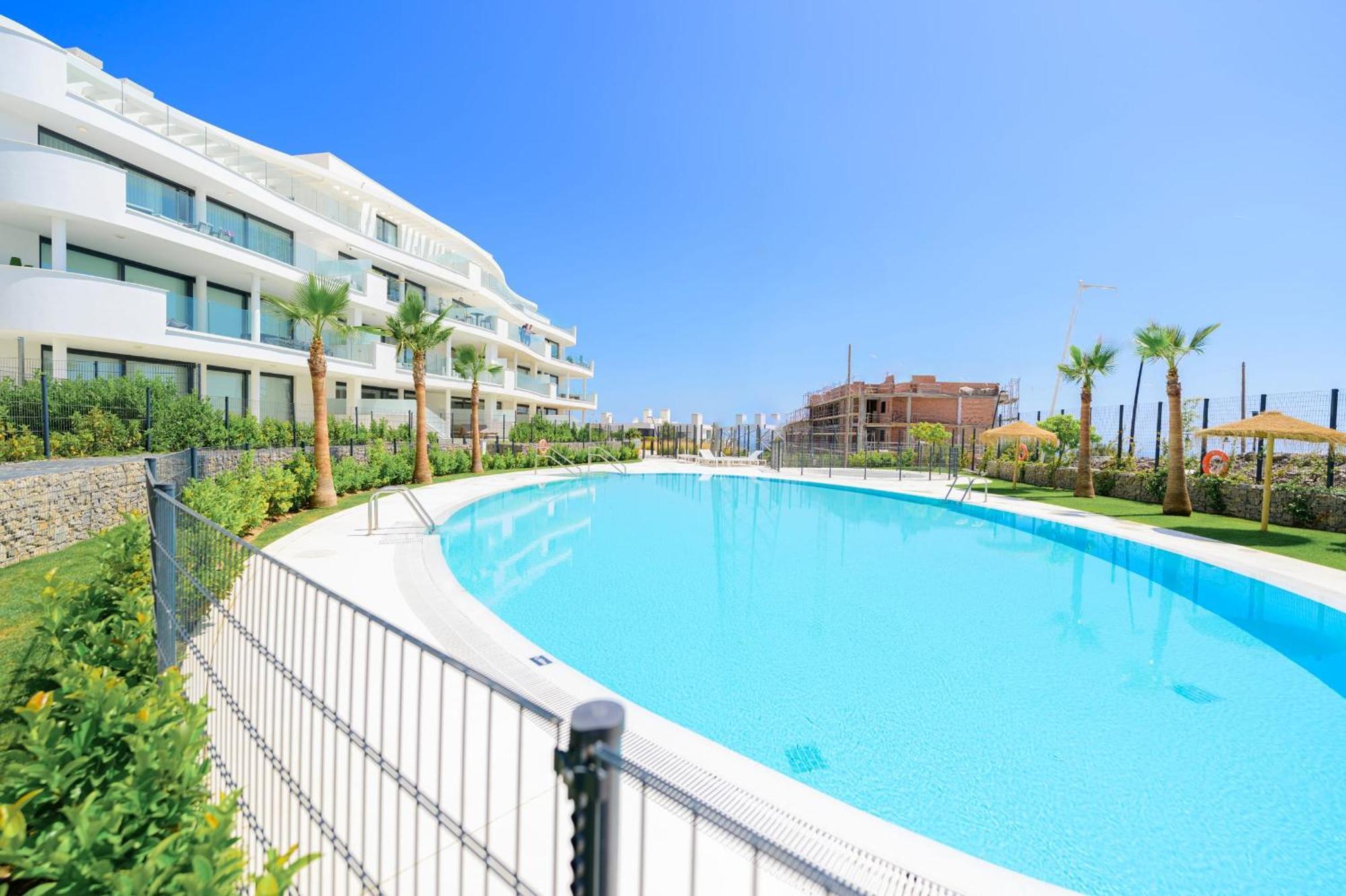 Amazing West-Facing 3 Bed Apartment With Sea And Marina Views In Higueron West Málaga Buitenkant foto